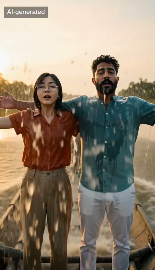 Feel That Breeze, an example scene, AI video
